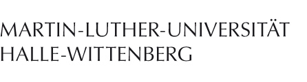 Schriftzug Martin-Luther-Universität Halle-Wittenberg